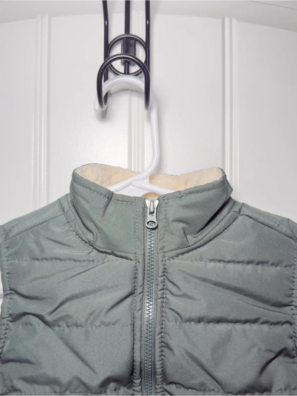 Carter’s Green Full Zip Quilted Vest Utility Outdoors 18 Months